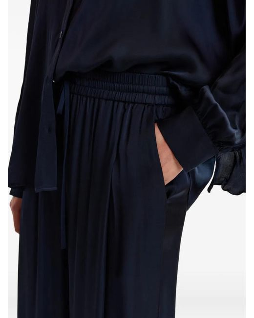 Essentiel Antwerp Blue Drawstring-Waist Trousers