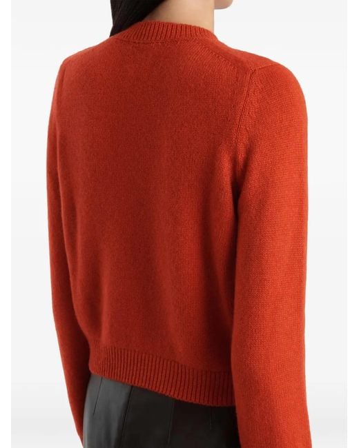 Khaite Red Leta Sweater