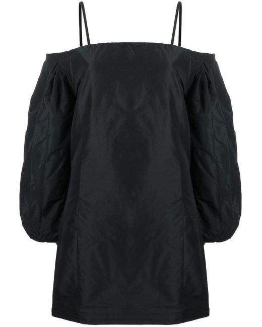 Les Coyotes De Paris Daniela Off-shoulder Dress in Black | Lyst UK