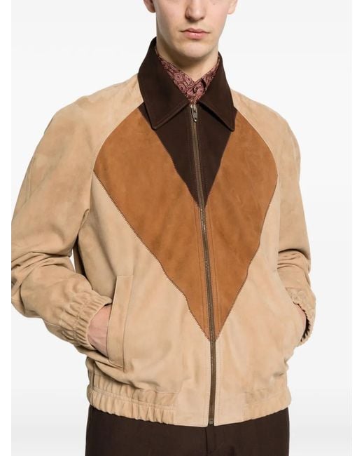 Valentino Garavani Natural Diamond Panel Collar Jacket for men