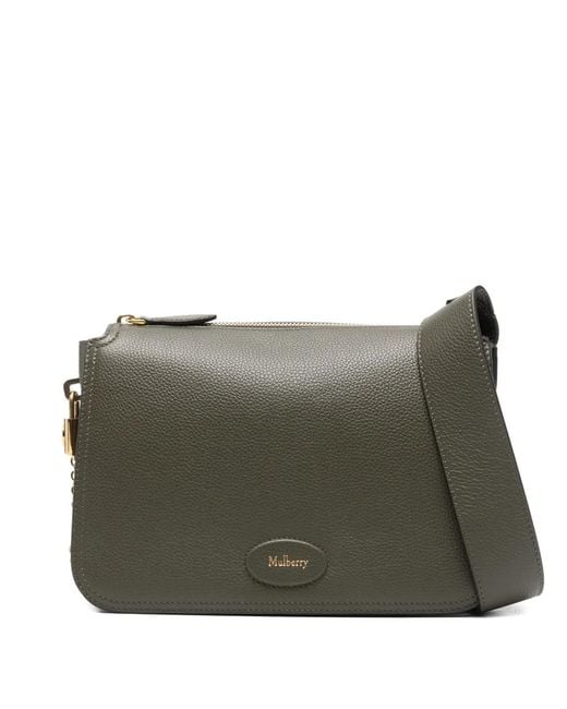 Mulberry Gray Small Billie Leather Cross Body Bag
