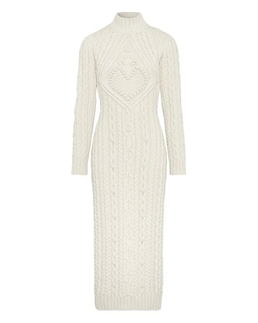 Vestido largo Aran Jean Paul Gaultier de color White