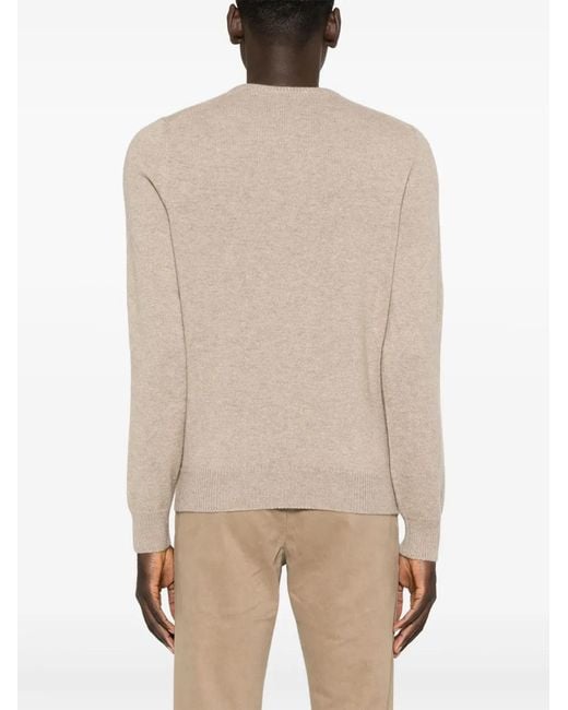 Malo Natural Cashmere Sweater for men