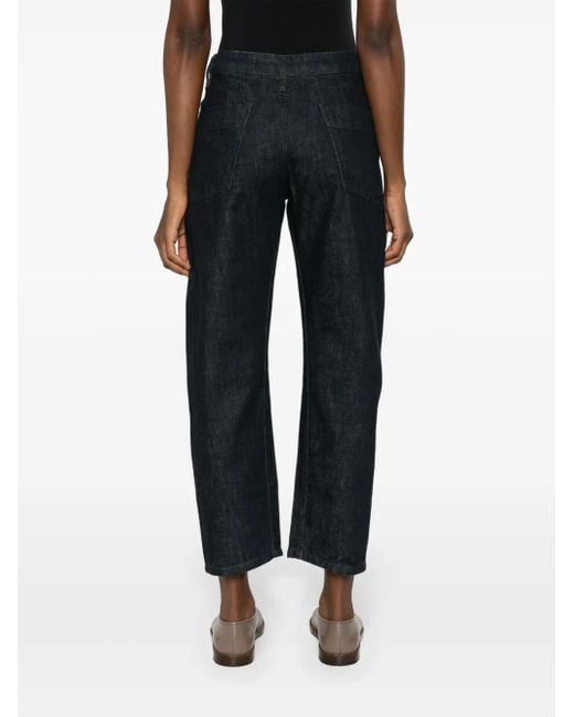 Jean Court Twisted À Taille Haute Lemaire en coloris Blue