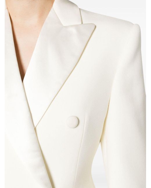 Wardrobe NYC Doublebreasted Blazer Minidress in White Lyst