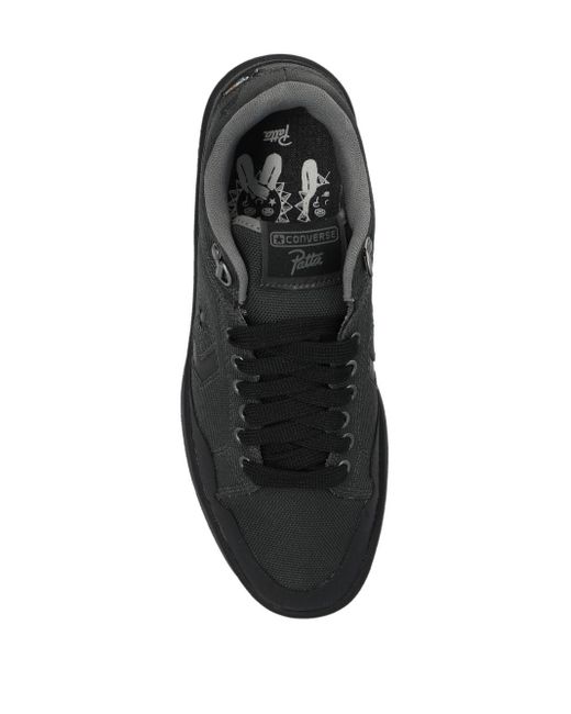 Converse Black X Patta Weapon Panelled Sneakers for men