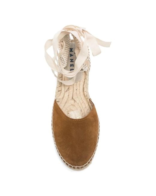 Manebí Natural Suede Espadrilles