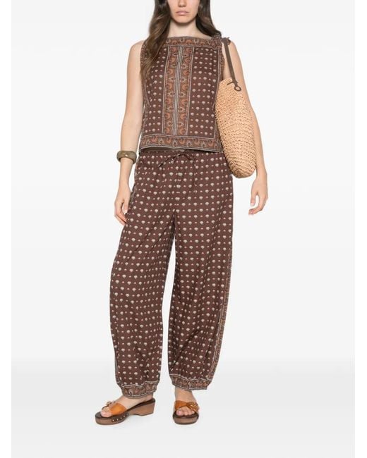 Doen White Pantalon Fuselé Yarrow
