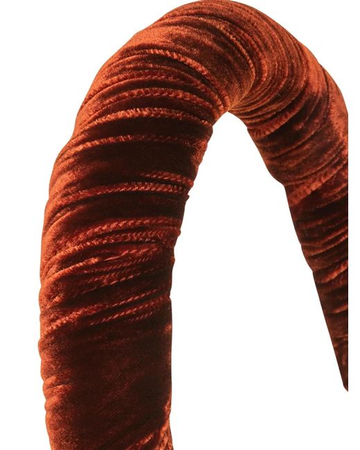 Jennifer Behr Brown Velvet Irene Headband