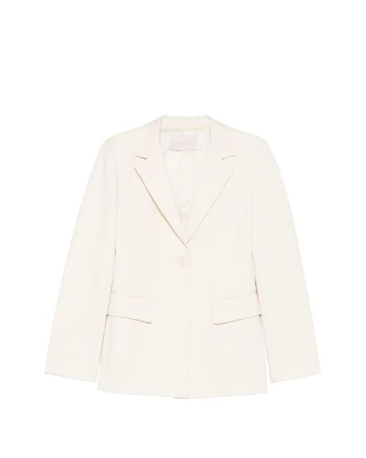 Circus Hotel White Flap Pocket Blazer
