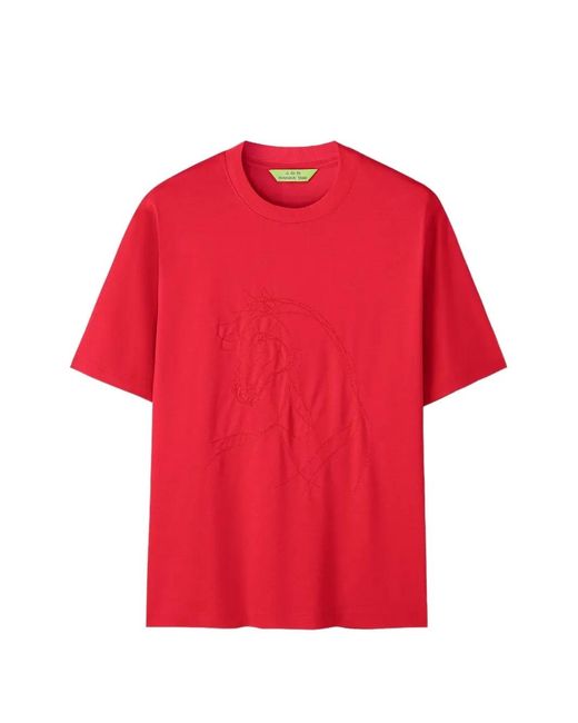 Shanghai Tang Red Horse-Motif T-Shirt for men