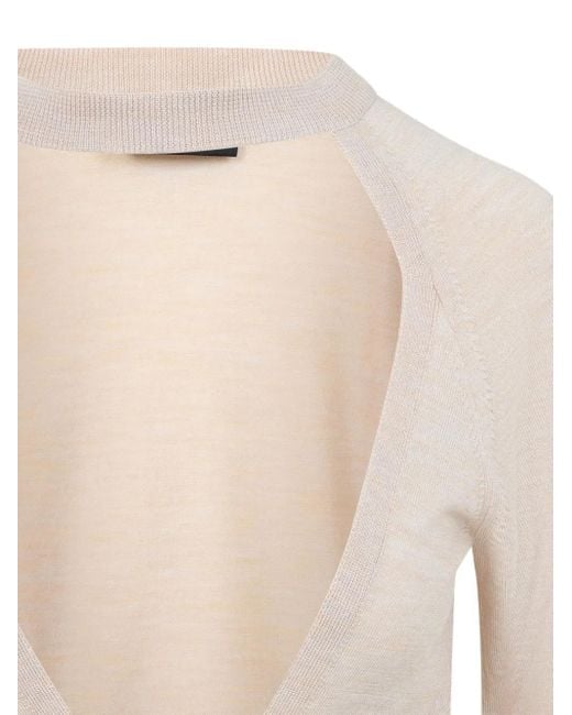 Simone Rocha White Cut-Out Top