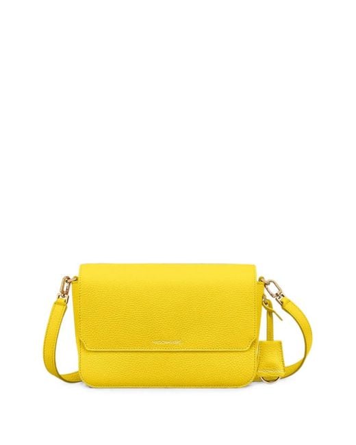 Maison De Sabre Yellow Medium Flap Shoulder Bag