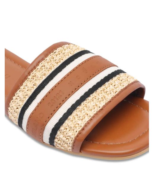 Hogan Brown H685 Sandalo Nastro