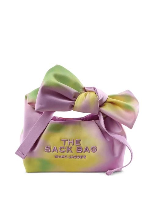 Marc Jacobs Pink Mini The Sack Bag Bow-Detail Tote Bag