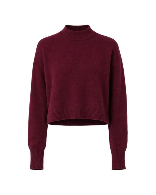 SABLYN Red High-Neck Sweater