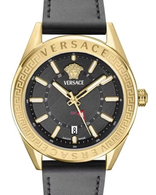 V-Code 42Mm Watch Versace pour homme en coloris Black