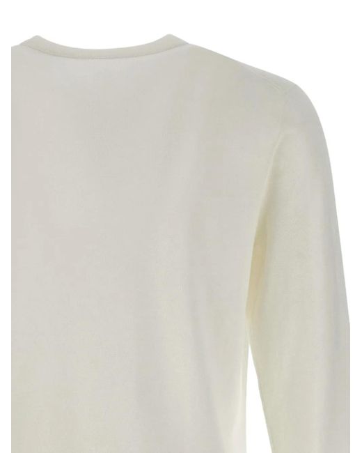 Sun 68 White Cotton Sweatshirt for men