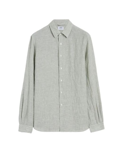 Aspesi Gray Button-Up Shirt for men