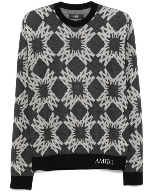 メンズ Amiri Ma Quad セーター Black