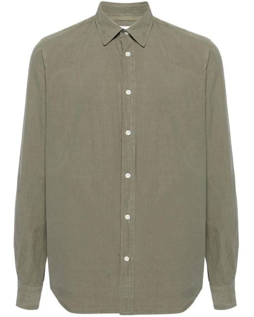 Norse Projects Green Osvald Poplin Shirt for men
