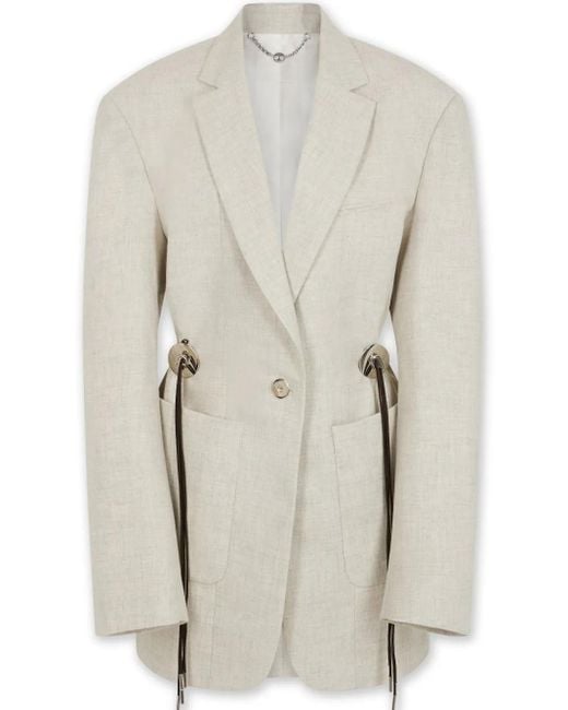 Rabanne ウールジャケット White
