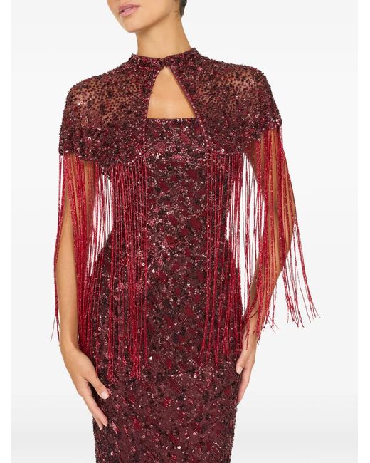 Capa Astralis Jenny Packham de color Red