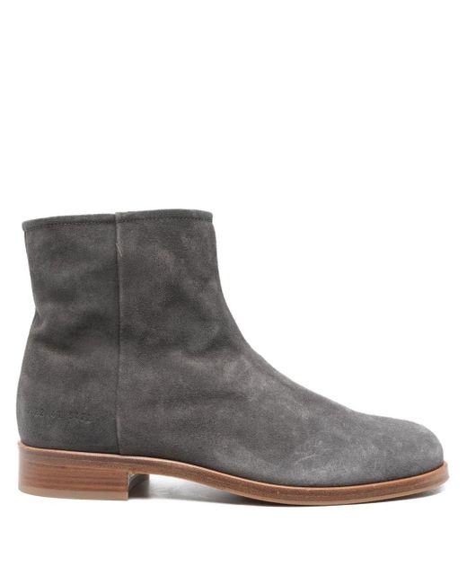 Common Projects Wildlederstiefel Mit Reißverschluss in Brown für Herren