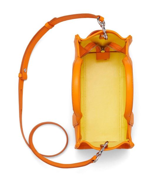 Marc Jacobs Orange The Small Leather Handtasche