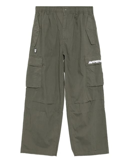 Aape By A Bathing Ape Hose Mit Logo-Patch in Green für Herren