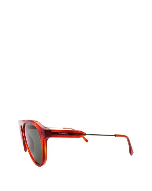 Lacoste Brown Oval-Frame Sunglasses