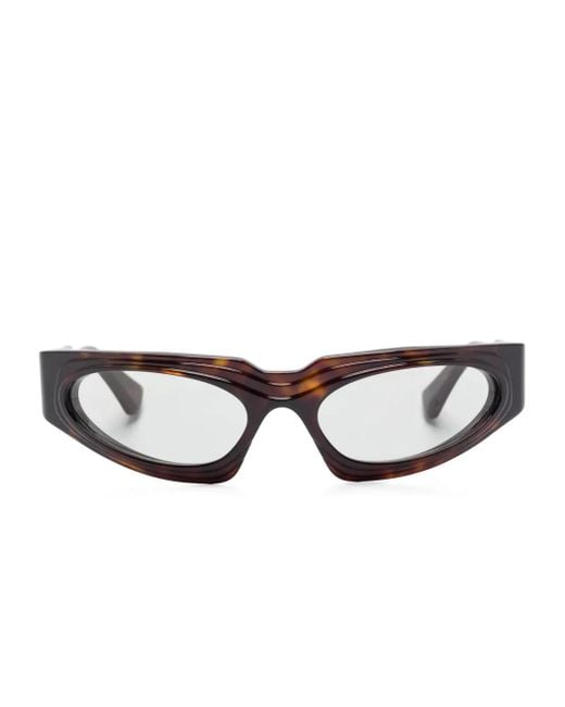 Kuboraum Brown Maske E21 Sunglasses