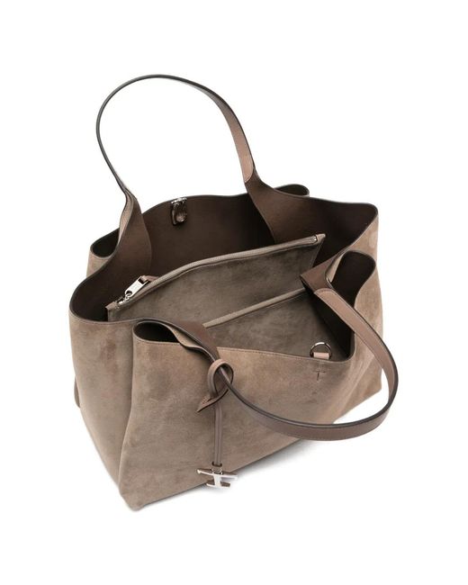 Tod's Brown Medium Leather Tote Bag