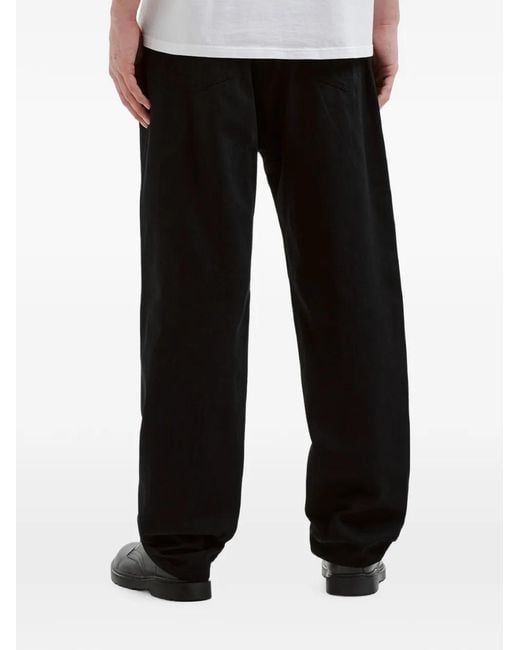 Undercover Black Graphic-Print Jeans for men