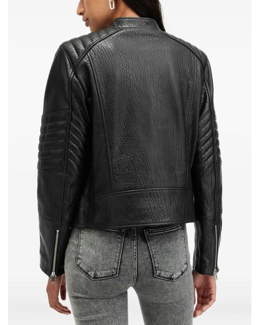 AllSaints Black Cawley Jacket