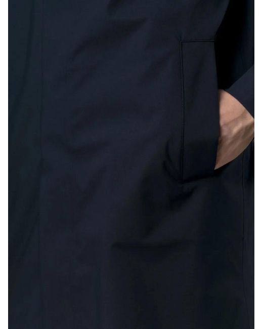 K-Way Blue Tommy Hooded Coat for men