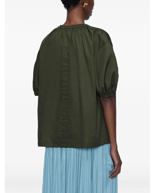 Joseph Green Nador Ruffled V-Neck Top