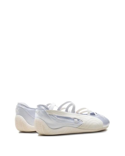 PUMA White Speedcat Ballet Flats