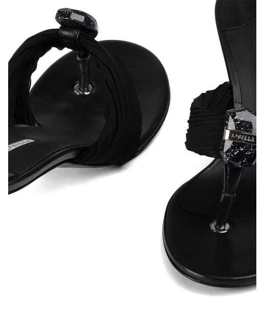 Le Silla White Numa Embellishment Sandals