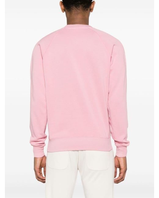 Tom Ford Gemêleerde Sweater Van Katoenblend in het Pink voor heren