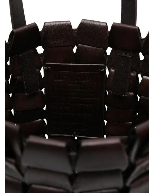 Dragon Diffusion レザー ハンドバッグ Black