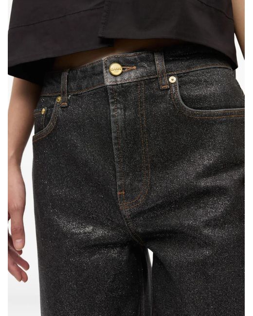 Ganni Gray Organic Cotton Denim Jeans
