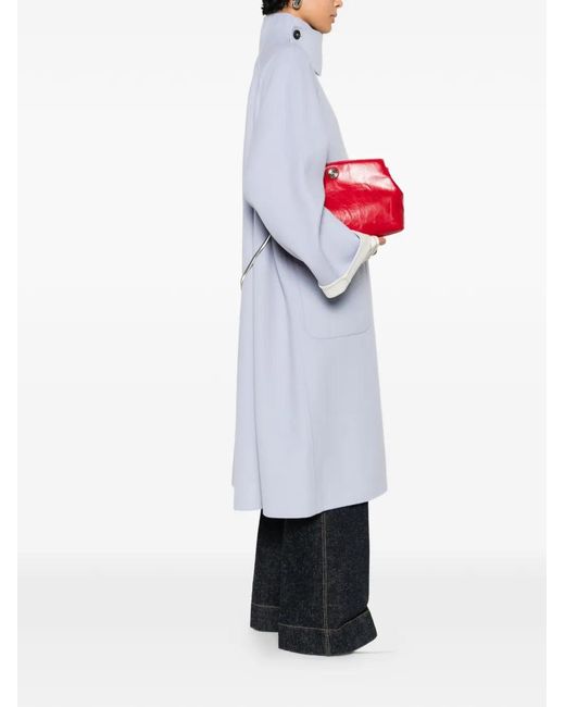 Sportmax Blue Button Pockets Coat