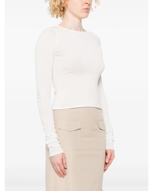 Our Legacy White Crew-Neck Top