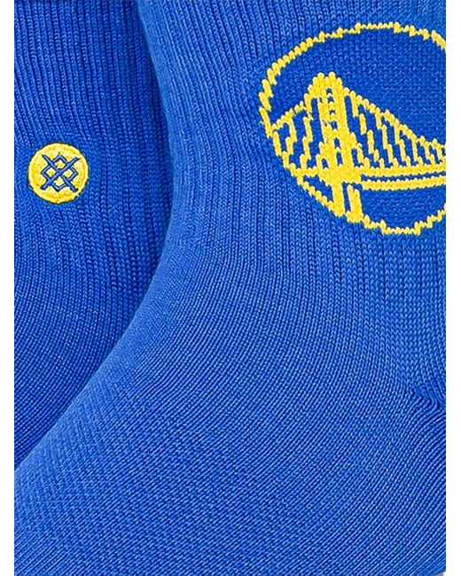 Stance Blue Quarter Ankle Socks for men