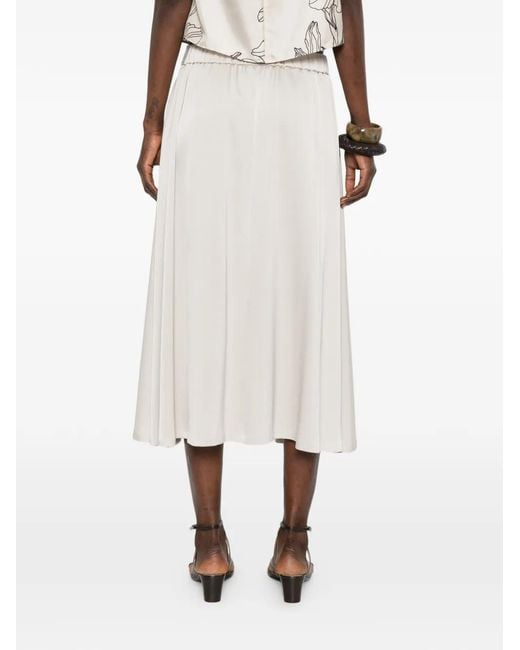 ROSSO35 Midi-Rok in het White