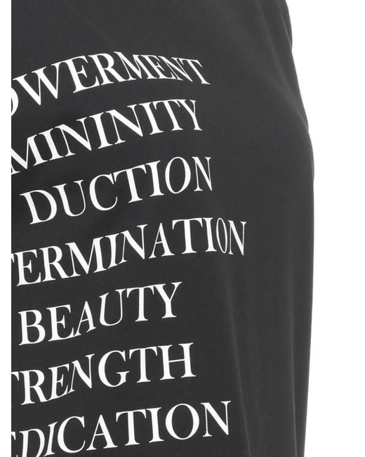 Elisabetta Franchi Black Text Print Tank Top