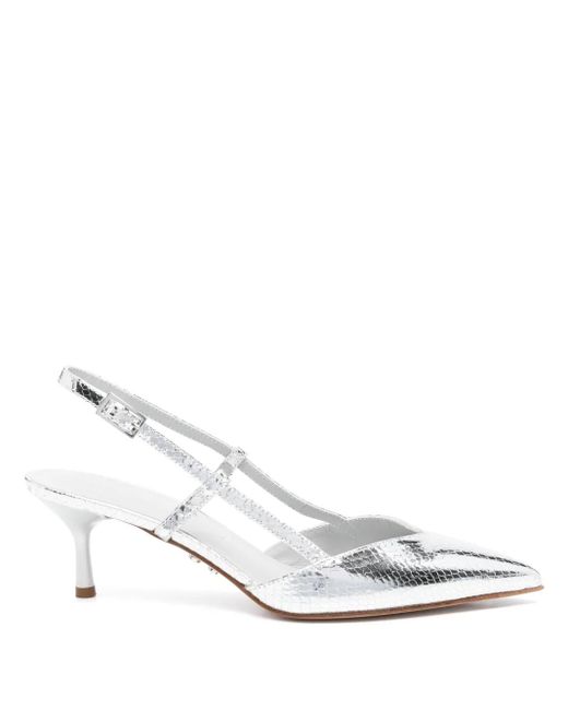 Sergio Levantesi White 60Mm Chantal Pumps