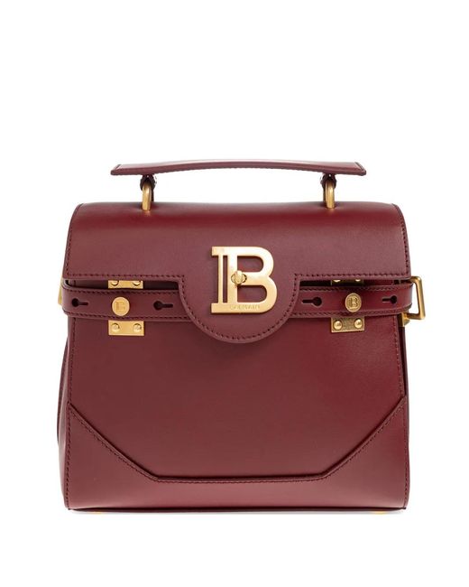 Balmain Purple Sac À Main 23 B-Buzz