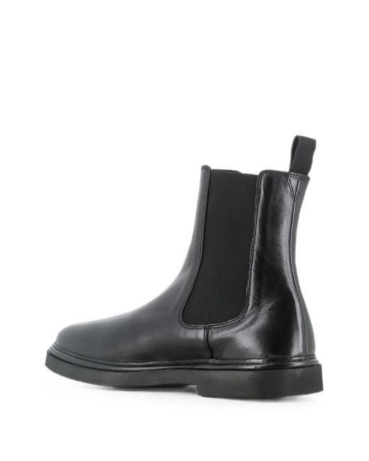 Alexander Hotto Black Elasticated Side-Panel Boots